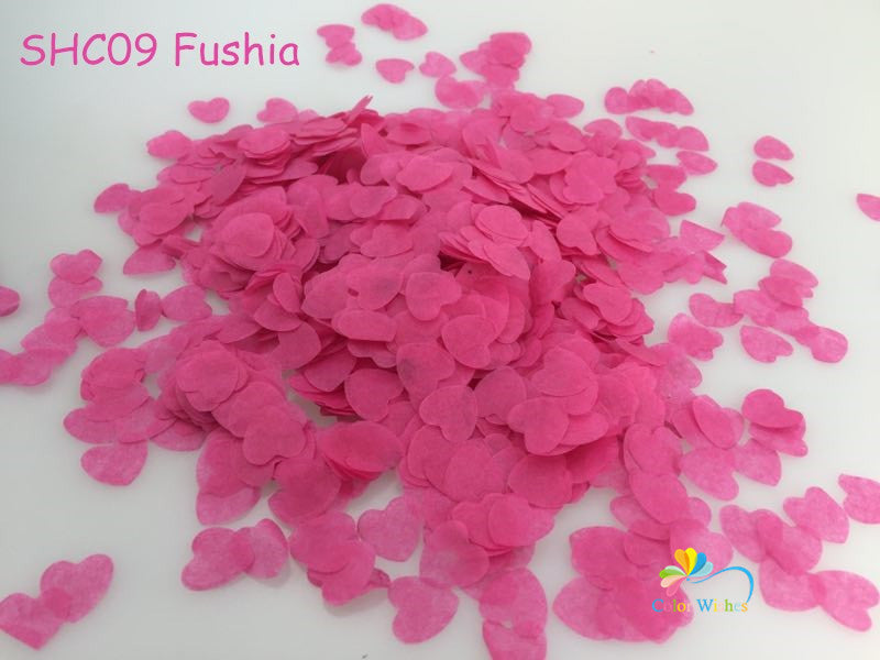 Vibrant Heart Confetti Toss – A Joyful Celebration of Love