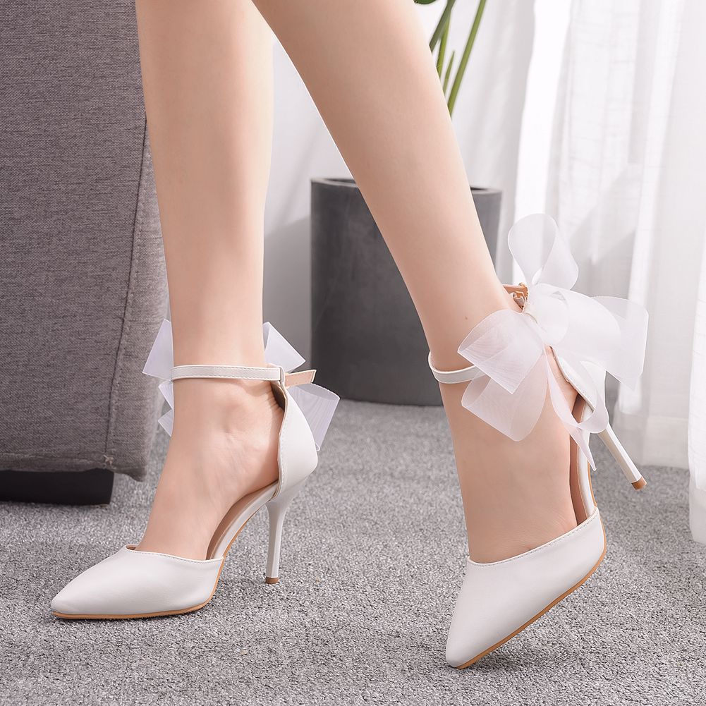 Enchanted Butterfly Lace Stiletto Shoes – Bridal Elegance Redefined