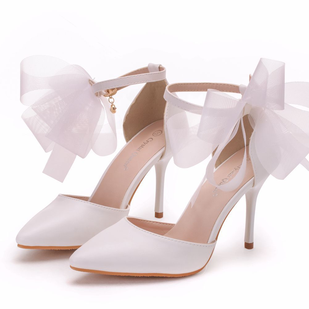 Enchanted Butterfly Lace Stiletto Shoes – Bridal Elegance Redefined