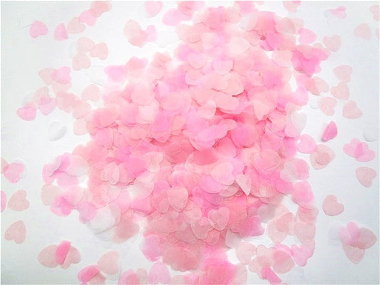 Vibrant Heart Confetti Toss – A Joyful Celebration of Love