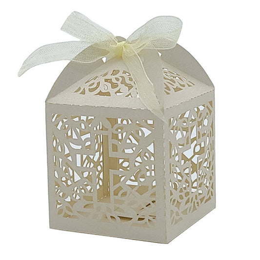 Laser Cross Hollow Wedding favor Box
