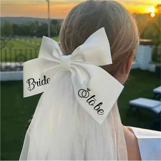 Bride-To-Be Hen Party Veil & Bow