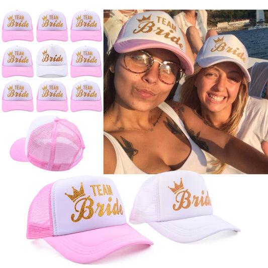 Bride & Team Bride Mesh Caps