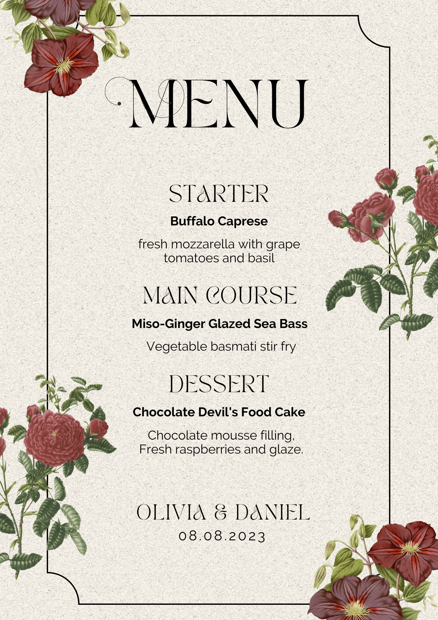 Personalized Wedding Dinner Options by The Big Day P.A. - The Big Day P.A 