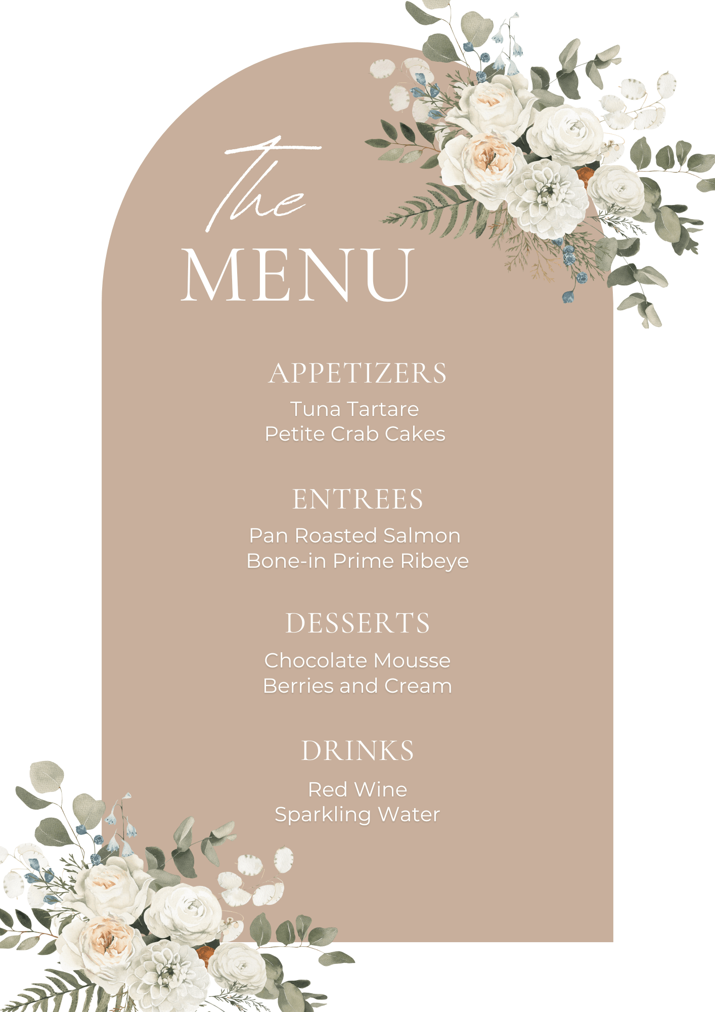 Personalized Wedding Dinner Options by The Big Day P.A. - The Big Day P.A 